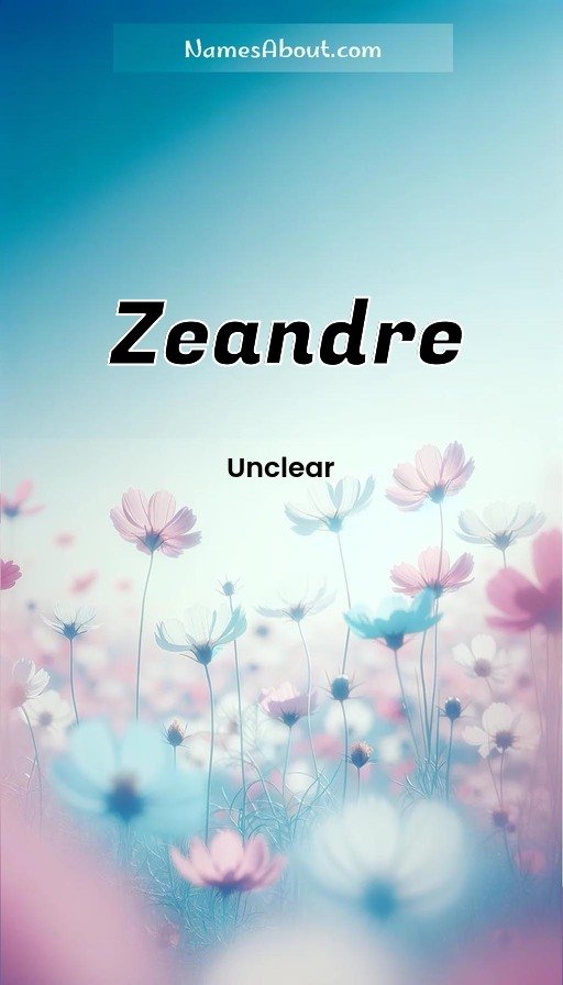 Meaning of Zeandre