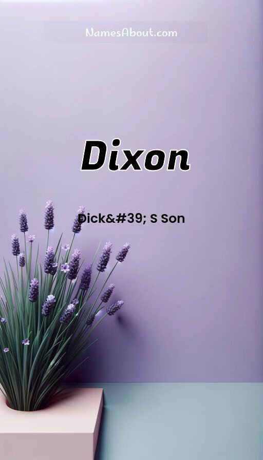 Meaning of Dixon