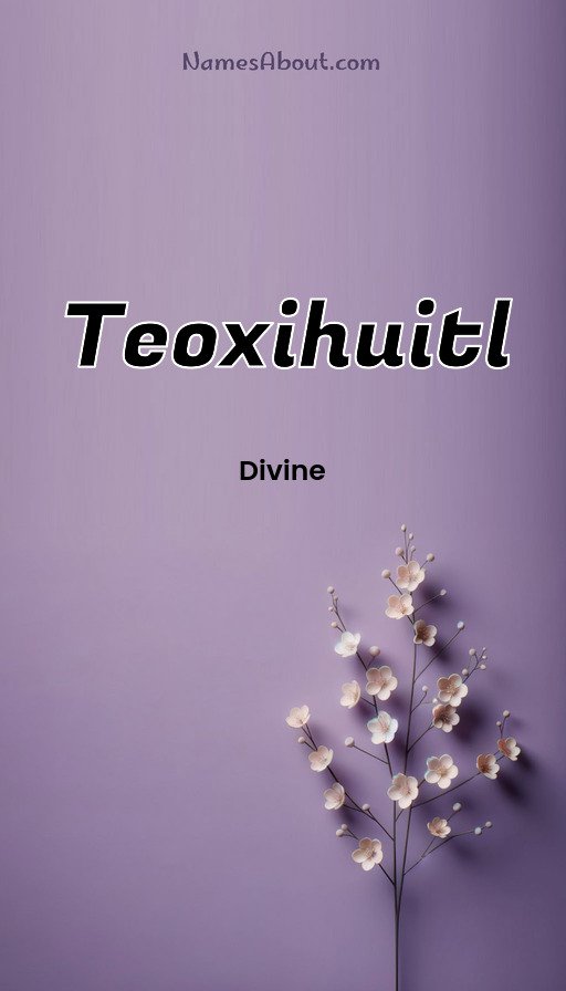 Meaning of Teoxihuitl