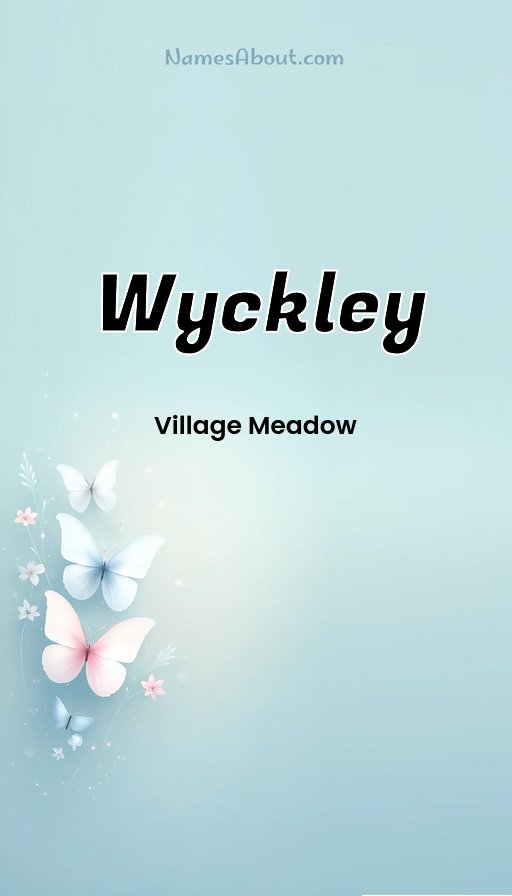 Meaning of Wyckley