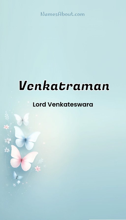 Meaning of Venkatraman