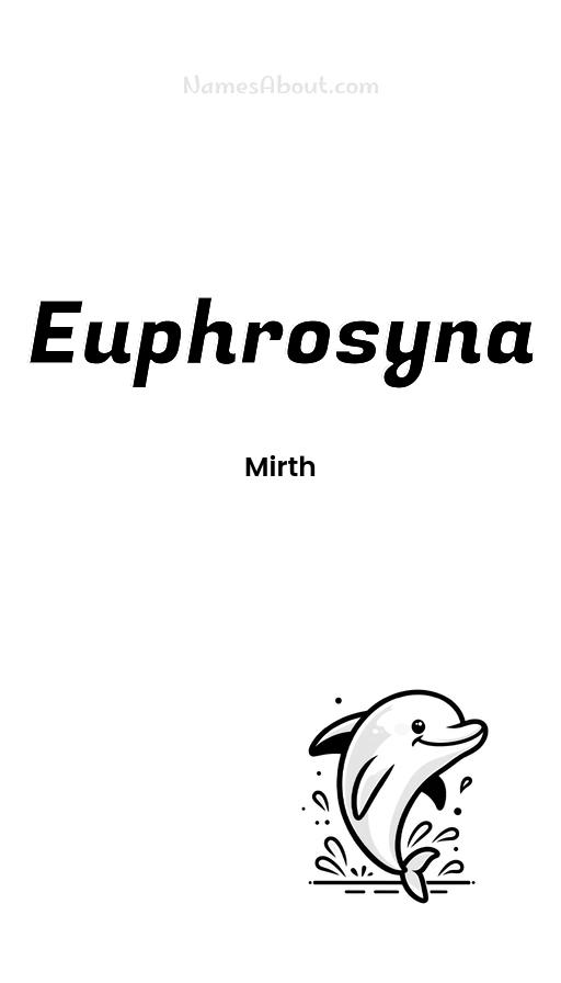 Euphrosyna name and meaning