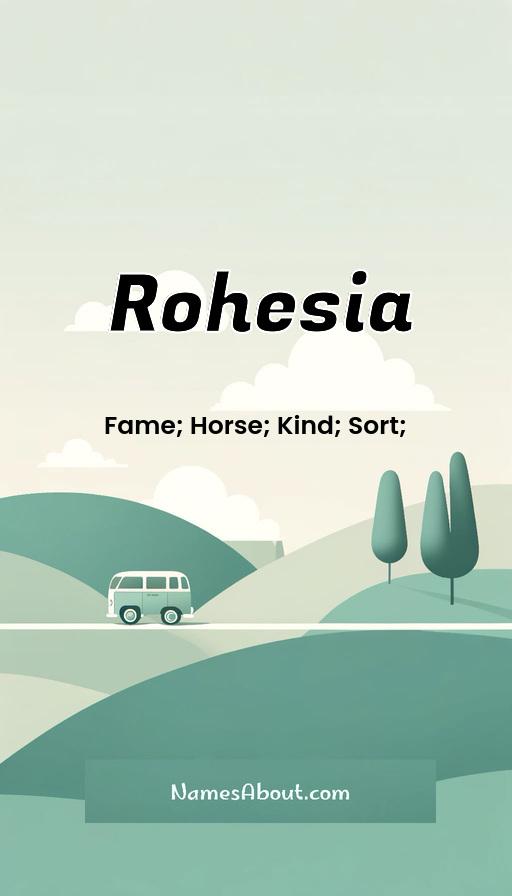 Illustration of Rohesia