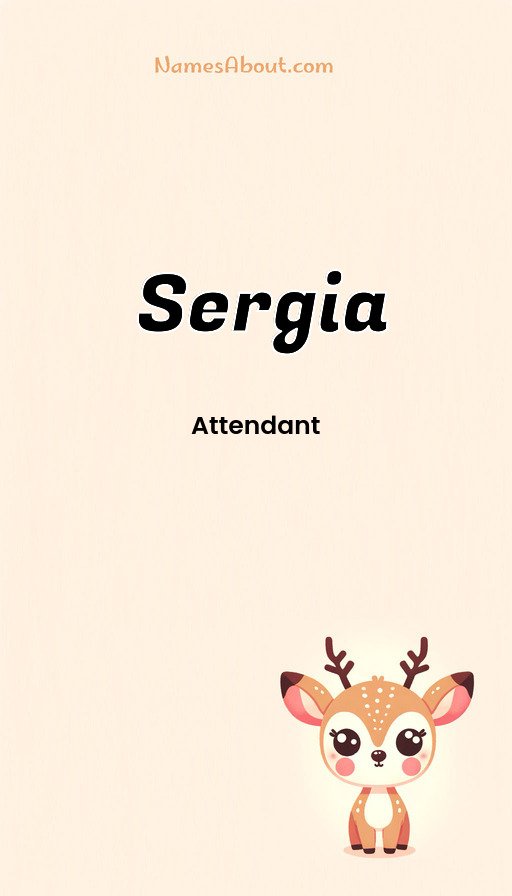 Meaning of Sergia