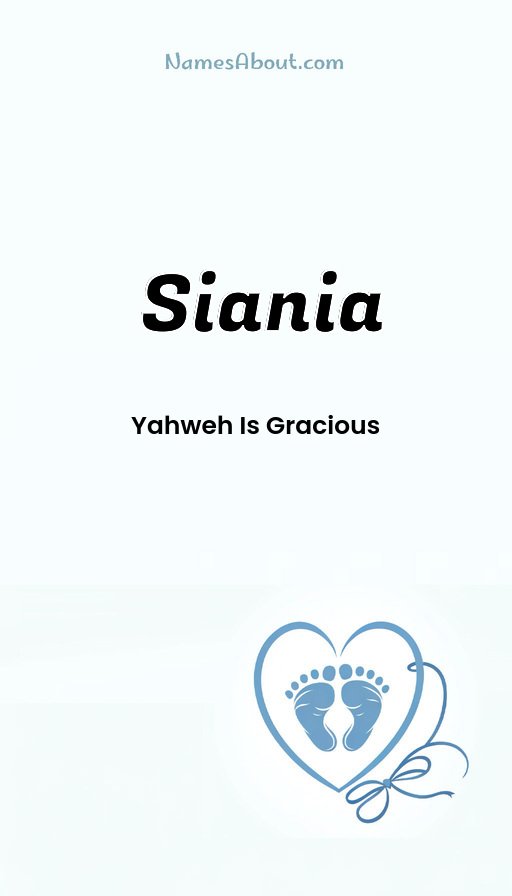 Meaning of Siania