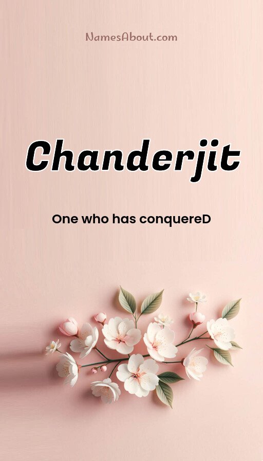 Meaning of Chanderjit
