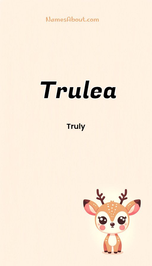 Meaning of Trulea