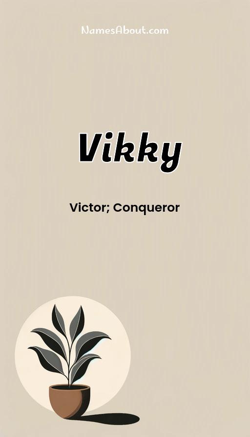 Illustration of Vikky