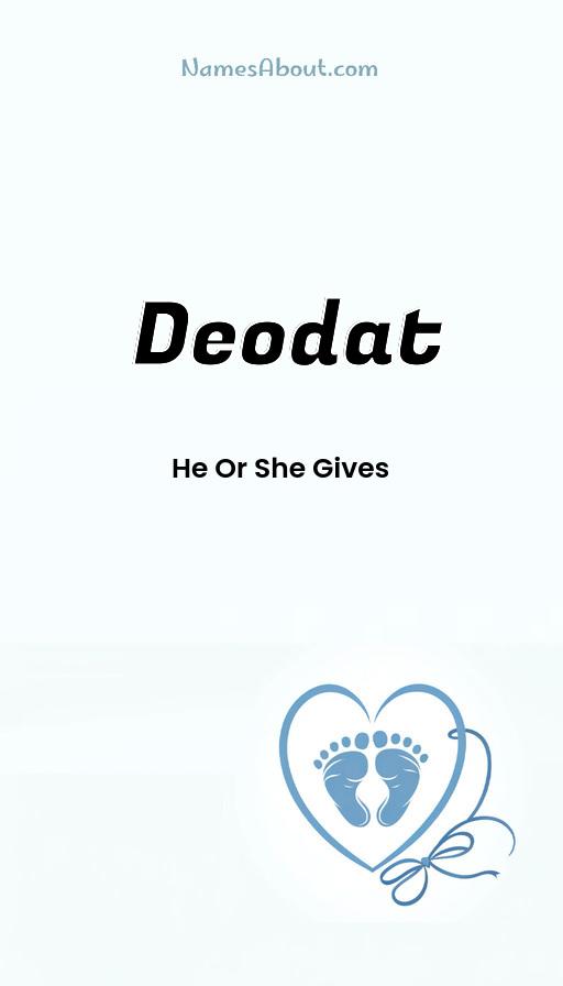 Illustration of Deodat