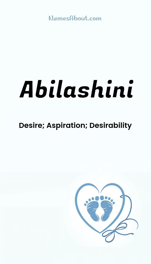 Meaning of Abilashini