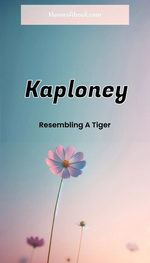 Meaning of Kaploney