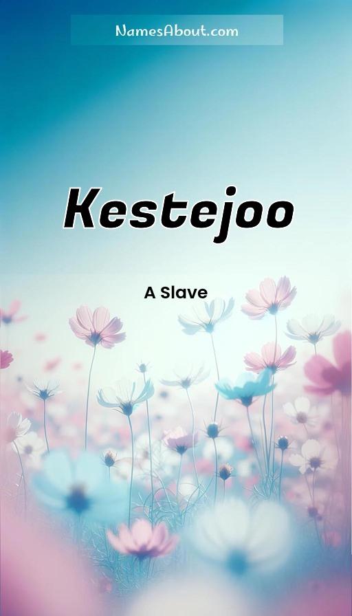 Kestejoo name and meaning