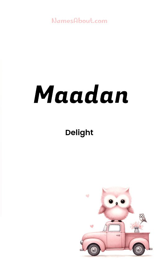 Meaning of Maadan