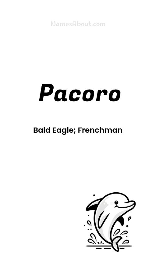 Meaning of Pacoro