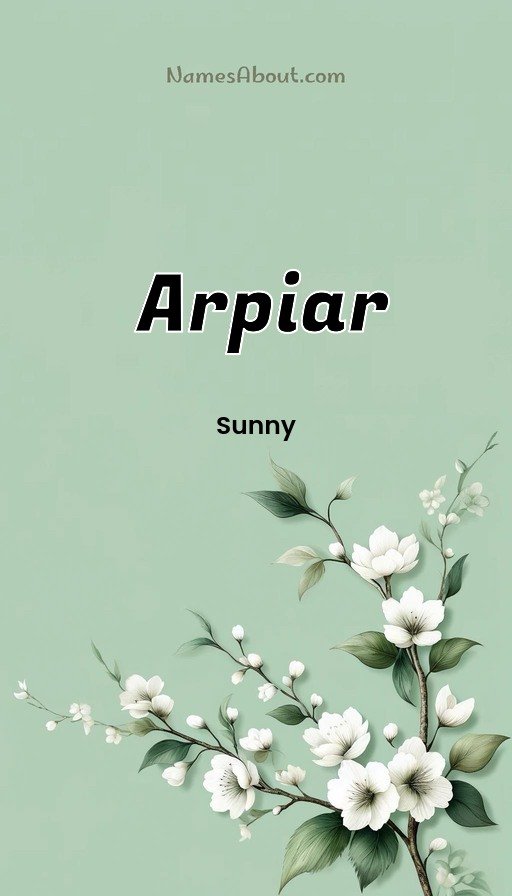 Meaning of Arpiar