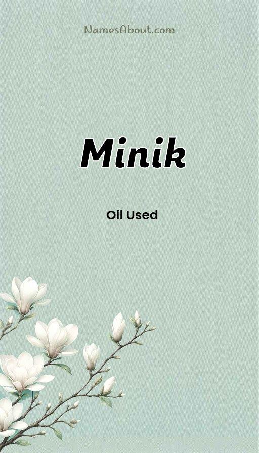 Minik name and meaning