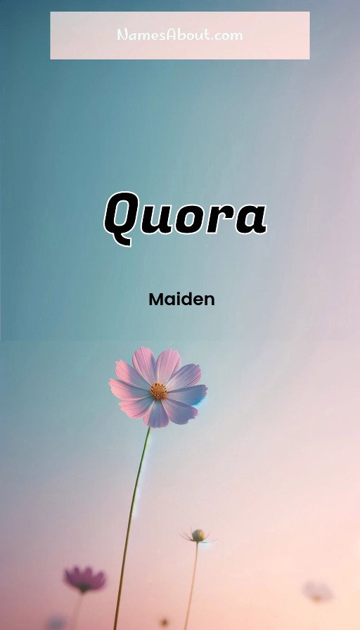 Meaning of Quora