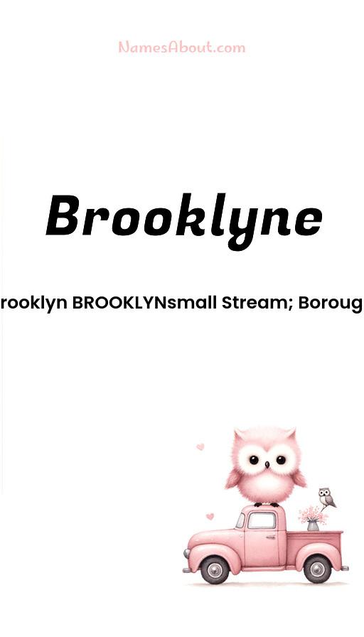 Brooklyne name and meaning