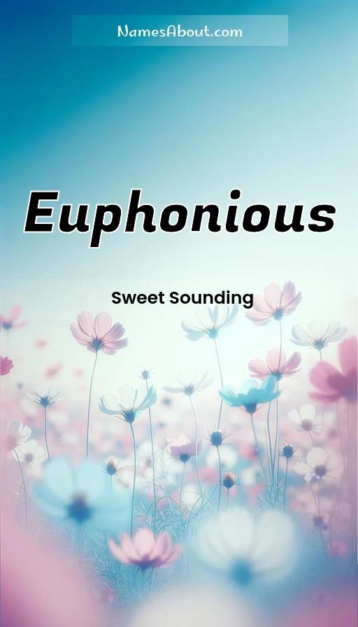 Euphonious name and meaning