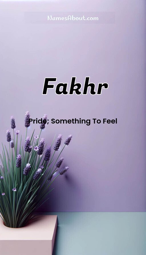 Meaning of Fakhr