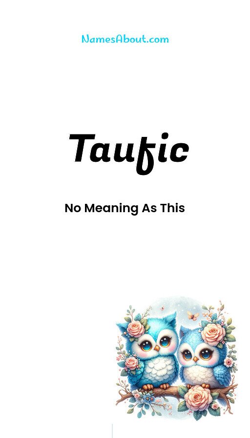 Meaning of Taufic