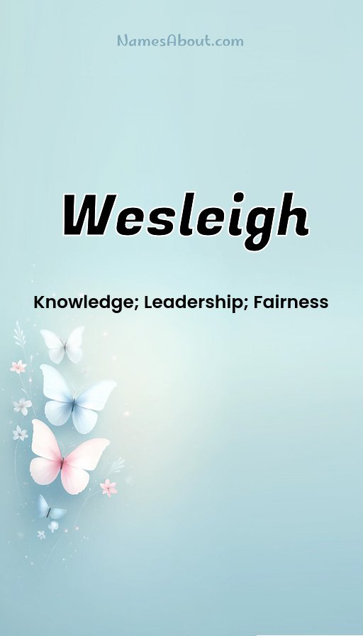 Meaning of Wesleigh