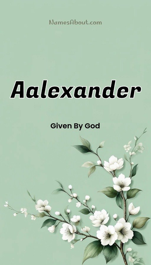 Meaning of Aalexander