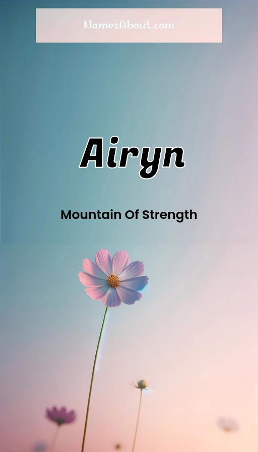 Airyn name and meaning