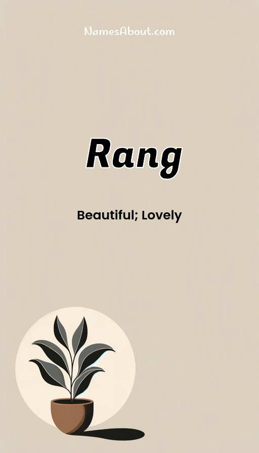 Meaning of Rang