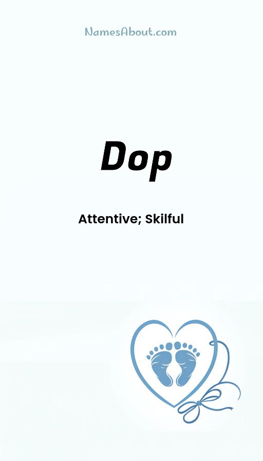 Meaning of Dop