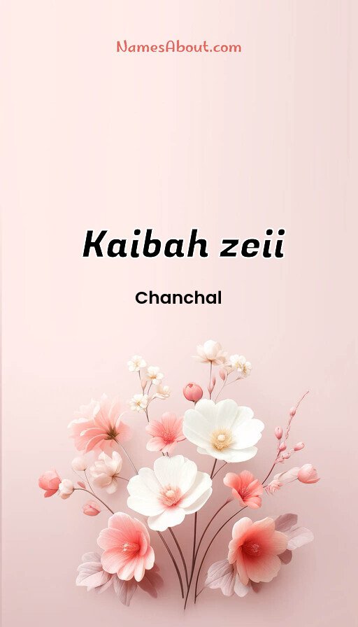 Meaning of Kaibah zeii