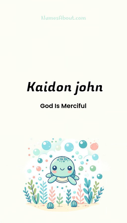 Meaning of Kaidon john