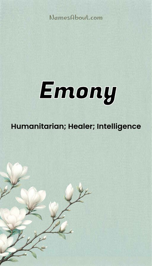 Meaning of Emony