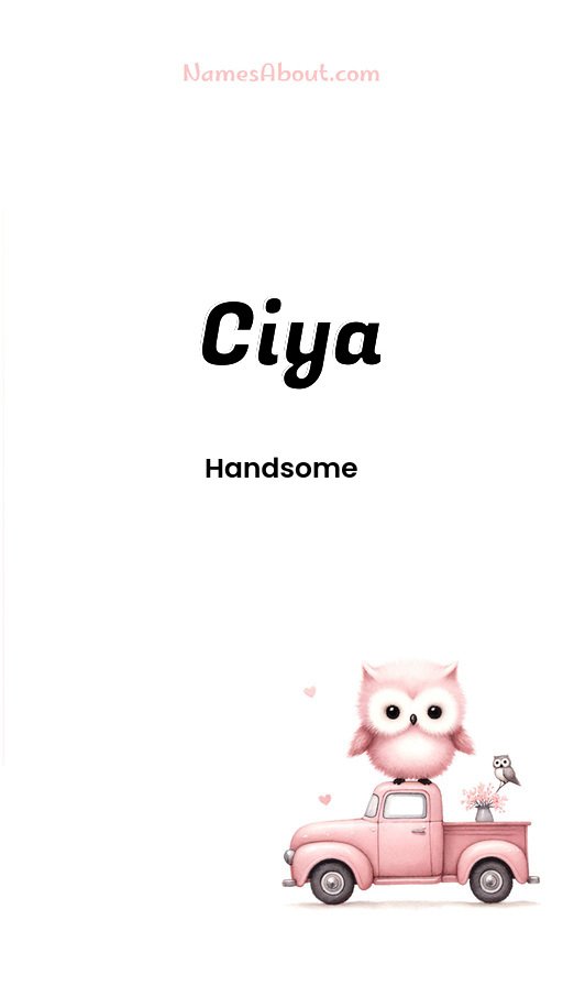 Meaning of Ciya