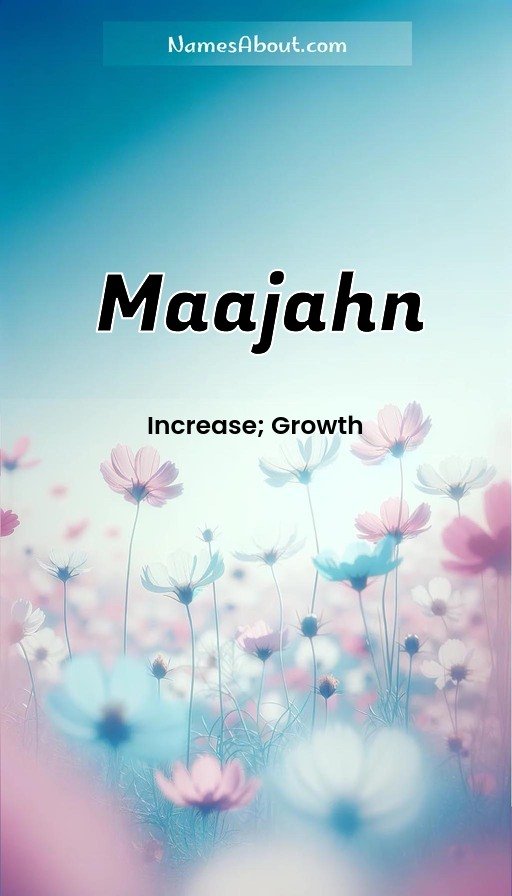 Meaning of Maajahn