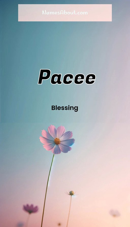 Meaning of Pacee