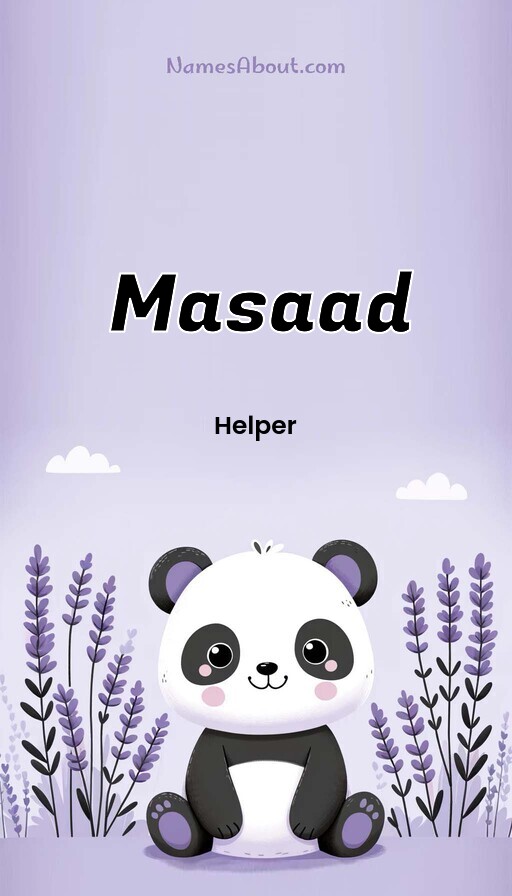 Meaning of Masaad