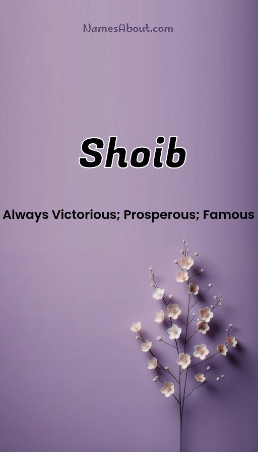 Meaning of Shoib