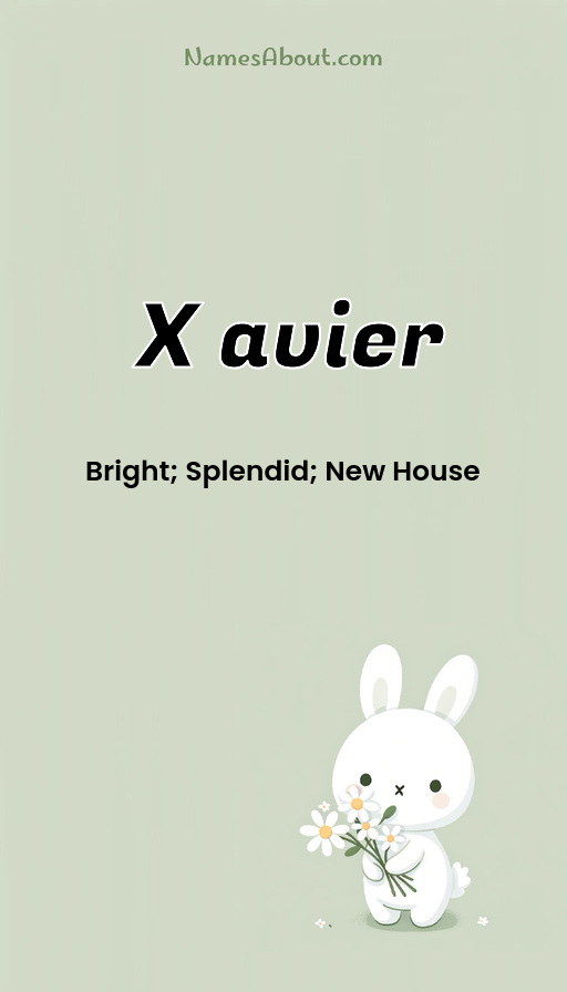 Meaning of X avier