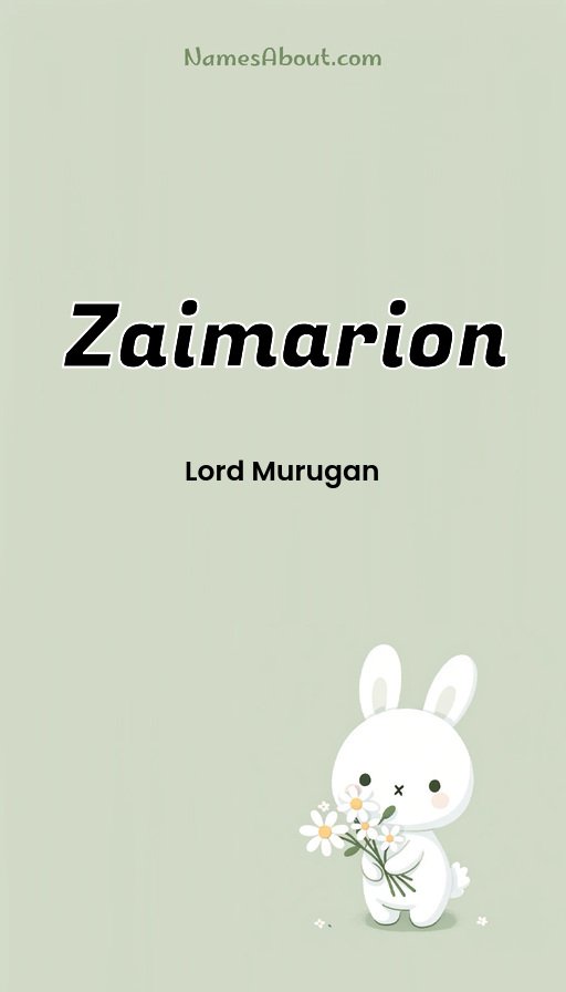 Meaning of Zaimarion