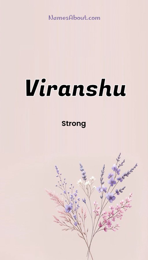 Meaning of Viranshu