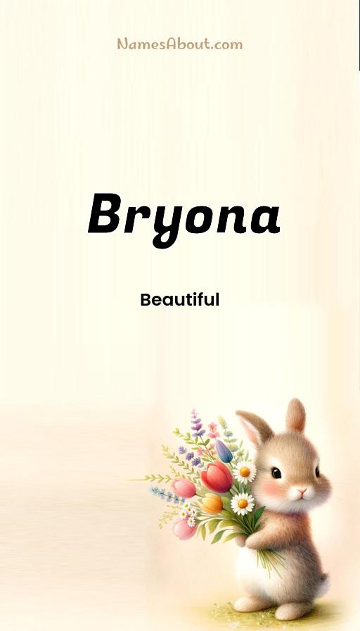 Bryona name and meaning