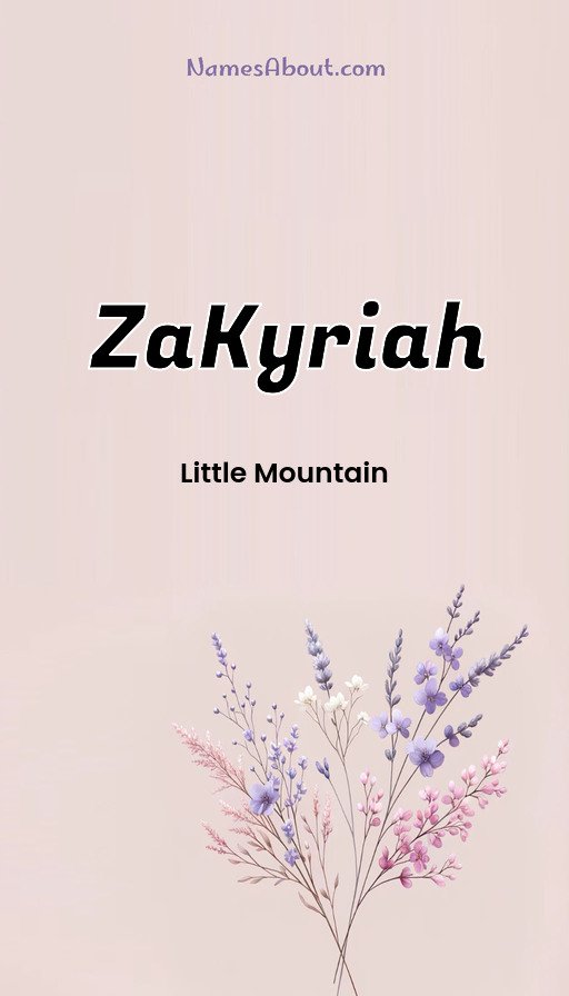 Meaning of ZaKyriah