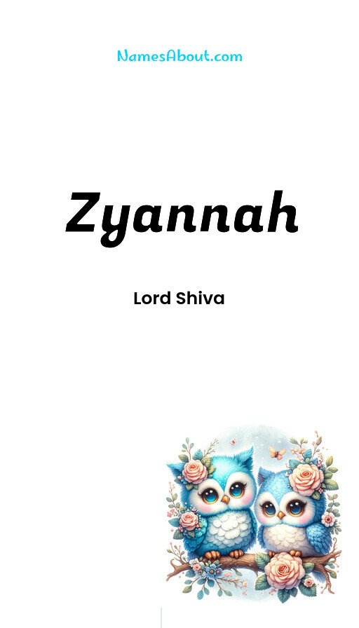 Meaning of Zyannah