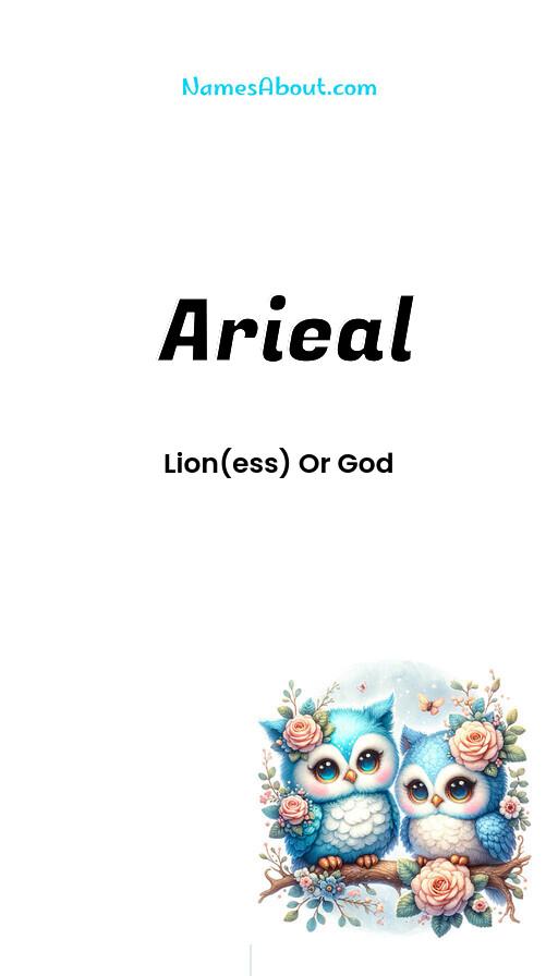 Arieal name and meaning