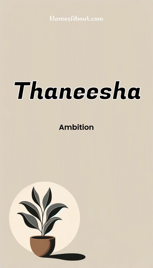 Meaning of Thaneesha