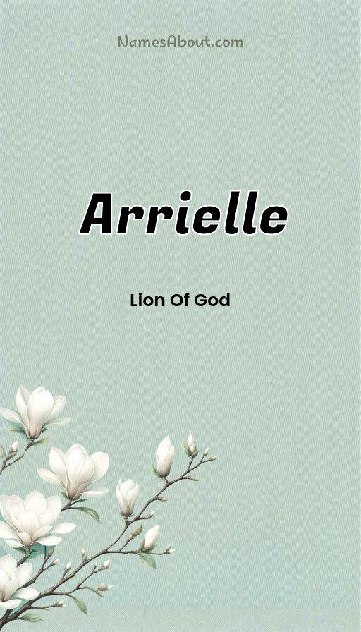 Arrielle name and meaning