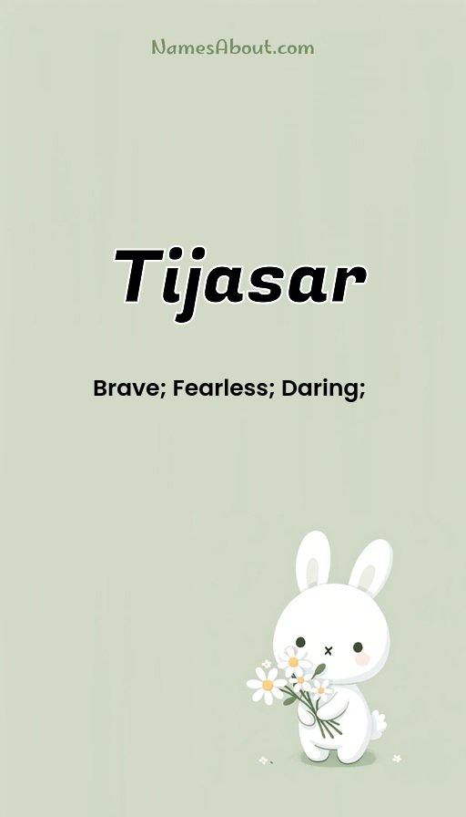 Meaning of Tijasar