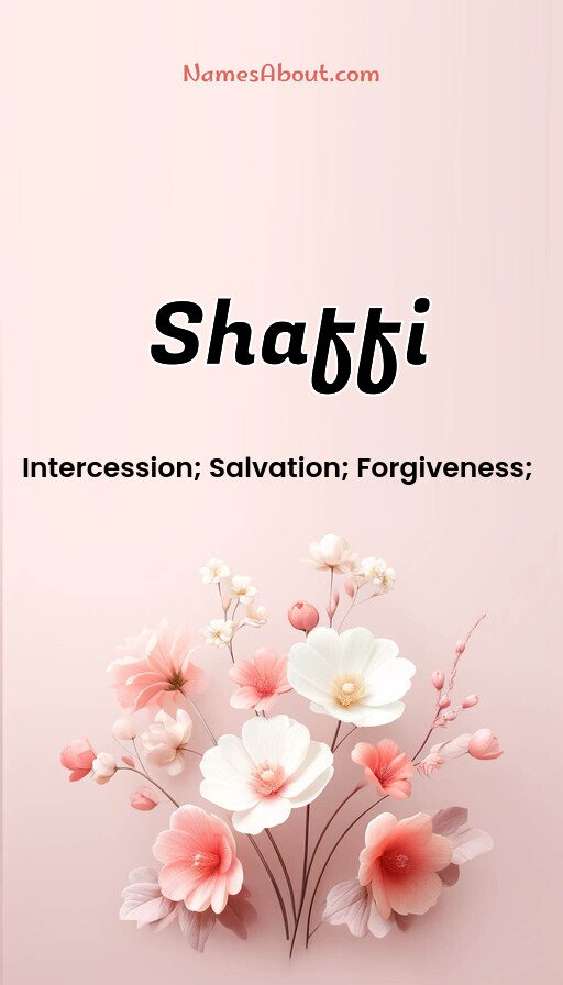 Meaning of Shaffi