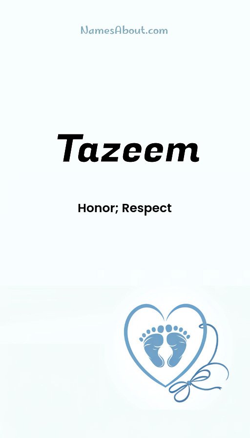 Meaning of Tazeem